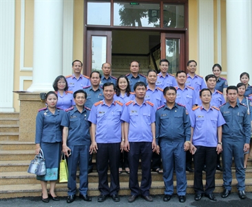 Đoàn đại biểu Viện KSND tỉnh Luangprabang sang thăm và làm việc tại Viện...