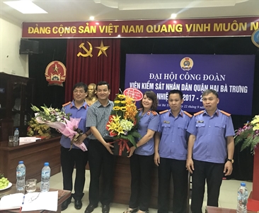 Viện KSND quận Hai Bà Trưng tổ chức thành công Đại hội Công đoàn cơ sở nhiệm...