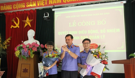 Lễ công bố Quyết định điều động, bổ nhiệm lãnh đạo quản lý tại Viện...