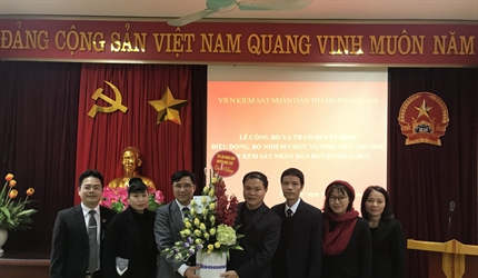 Lễ công bố, trao quyết định điều động, bổ nhiệm lãnh đạo Viện KSND...