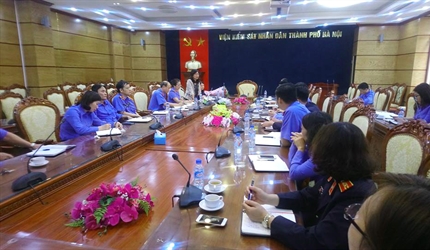 Đồng chí Lê Thị Thu Hằng – Bí thư Đảng ủy khối các cơ quan thành phố Hà...