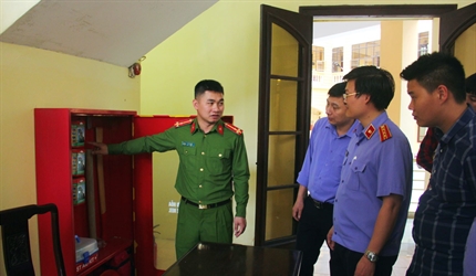 Lớp tập huấn nghiệp vụ phòng cháy và chữa cháy năm 2018 của  Viện KSND...