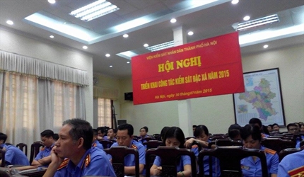 VKS Hà Nội tham dự tập huấn trực tiếp công tác kiểm sát đặc xá năm 2015...