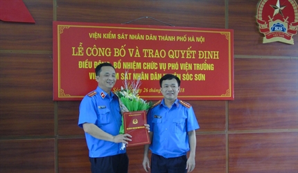 Lễ công bố và trao Quyết định điều động, bổ nhiệm Phó Viện trưởng Viện...