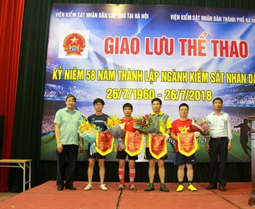 Chương trình giao lưu thể thao giữa Viện KSND thành phố Hà Nội và Viện KSND...