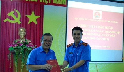 Viện KSND huyện Thạch Thất tổ chức hoạt động kỷ niệm 58 năm ngày thành...