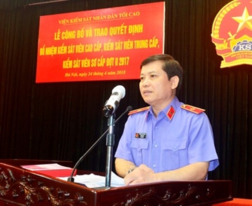 Viện trưởng Lê Minh Trí là Chủ tịch Hội đồng tuyển chọn Kiểm sát viên VKSND...