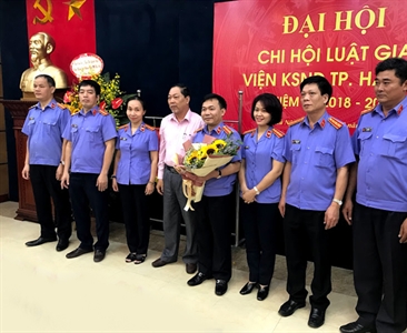 Đại hội đại biểu Chi hội Luật gia Viện kiểm sát nhân dân thành phố Hà Nội...