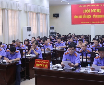 Viện KSND thành phố Hà Nội tham dự Hội nghị trực tuyến tập huấn công tác kế...