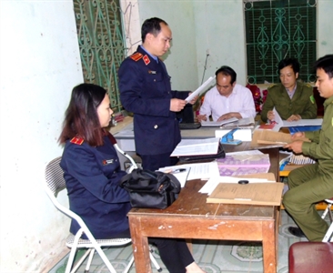 Kiểm tra liên ngành đối với công tác tiếp nhận tố giác, tin báo về tội phạm...