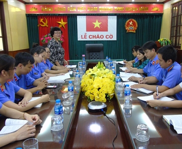 Viện KSND quận Hà Đông thực hiện tốt công tác tổ chức phiên tòa dân sự rút...