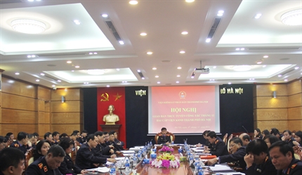 Viện KSND thành phố Hà Nội tổ chức Hội nghị giao ban trực tuyến Tháng...