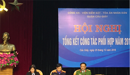 Hội nghị tổng kết công tác phối hợp liên ngành Công an - Viện kiểm sát...