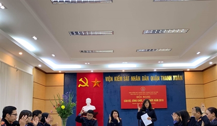 Các đơn vị thuộc Viện KSND thành phố Hà Nội tổ chức Hội nghị cán bộ,...