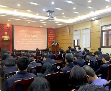 Đảng bộ Viện KSND thành phố Hà Nội tổ chức Hội nghị học tập chuyên đề "Học...