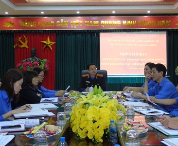 Viện KSND quận Hà Đông tổ chức Hội nghị sơ kết công tác quý I và triển khai...