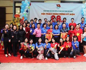 Thanh niên Viện kiểm sát hai cấp thành phố Hà Nội tổ chức các hoạt động giao...