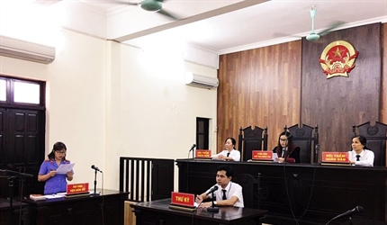 Viện KSND huyện Hoài Đức phối hợp với Tòa án nhân dân huyện tổ chức...