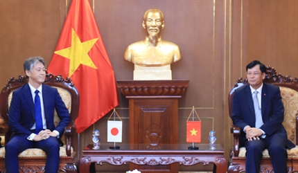 Lãnh đạo Viện KSND tối cao tiếp Đoàn đại biểu Bộ Tư pháp Nhật Bản