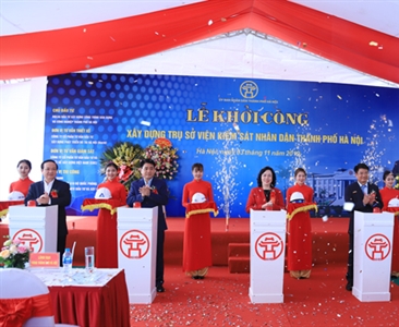 Khởi công Dự án xây dựng trụ sở Viện KSND thành phố Hà Nội