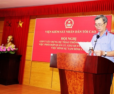 Viện KSND thành phố Hà Nội tham dự Hội nghị “Góp ý xây dựng Dự thảo TTLT quy...