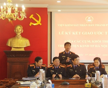 Viện KSND thành phố Hà Nội tổ chức Hội nghị giao ban trực tuyến tháng...