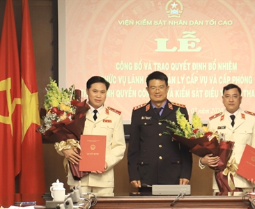 Lễ công bố, trao Quyết định bổ nhiệm Lãnh đạo cấp Vụ, cấp phòng của các Vụ...