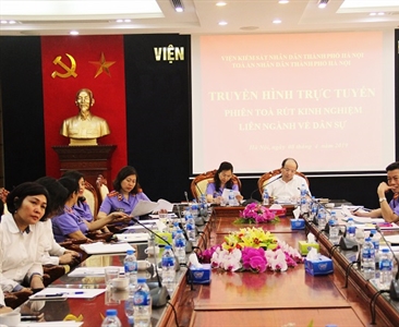 Một số kinh nghiệm trong việc tổ chức Phiên tòa rút kinh nghiệm về dân sự