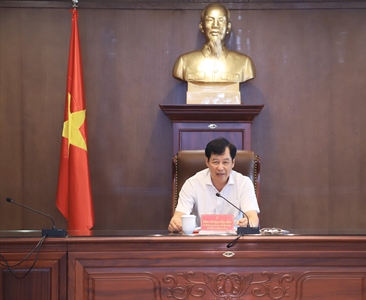 Lãnh đạo VKSND tối cao làm việc với Ban Tổ chức Hội nghị tập huấn công tác...