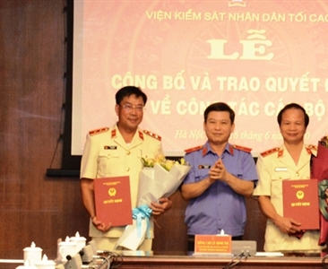 Bổ nhiệm Vụ trưởng Vụ 1 và Vụ 5 thuộc VKSND tối cao