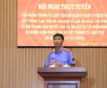 VKSND tối cao tổ chức Hội nghị tập huấn Thông tư liên tịch số 03/2018, Quy...