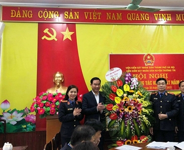 Viện KSND cấp huyện tổ chức Hội nghị triển khai công tác kiểm sát năm 2021...