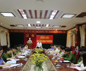 Liên ngành Công an - Viện kiểm sát - Tòa án nhân dân huyện Đan Phượng sơ kết...