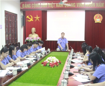 VKSND thành phố Hải Phòng tổ chức Hội nghị trực tuyến Tập huấn công tác kiểm...