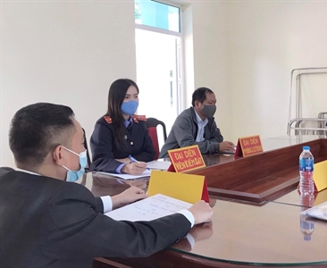 Viện KSND quận Hoàng Mai tham gia phiên họp áp dụng biện pháp XLHC đưa vào...