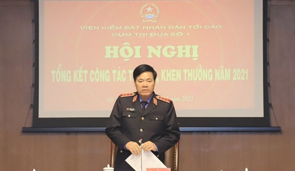 Cụm thi đua số 1 tổng kết công tác thi đua, khen thưởng năm 2021