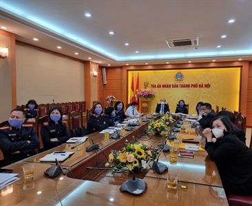 Hiệu quả từ việc tổ chức phiên tòa dân sự trực tuyến rút kinh nghiệm