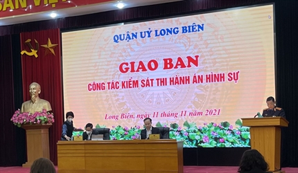Viện KSND quận Long Biên làm tốt công tác tham mưu cho Quận ủy, UBND...