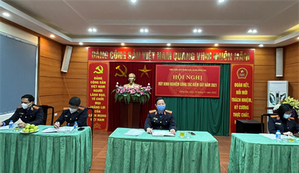 Hội nghị rút kinh nghiệm công tác kiểm sát năm 2021 của Viện KSND quận...