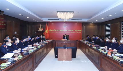 Lãnh đạo VKSND tối cao gặp mặt đầu Xuân Nhâm Dần 2022