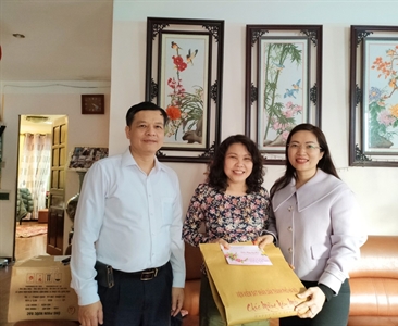 Phòng 12 thăm và chúc Tết các đồng chí cán bộ hưu trí Xuân Nhâm Dần 2022