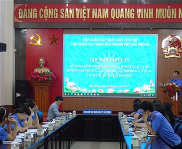 Viện KSND thành phố Hải Phòng tổ chức Hội nghị trực tuyến tập huấn Kỹ năng,...
