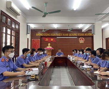 Viện KSND huyện Sóc Sơn tổ chức Hội nghị triển khai các văn bản, giải đáp...