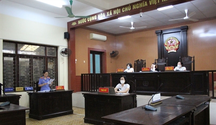 Viện kiểm sát - Tòa án nhân dân huyện Gia Lâm phối hợp tổ chức phiên...