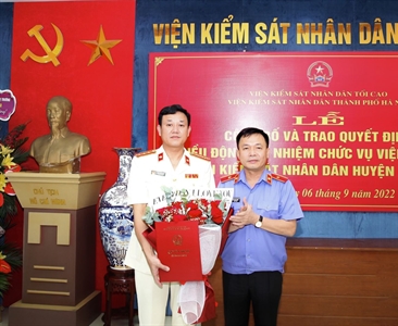 Lễ công bố và trao Quyết định điều động, bổ nhiệm chức vụ Viện trưởng Viện...