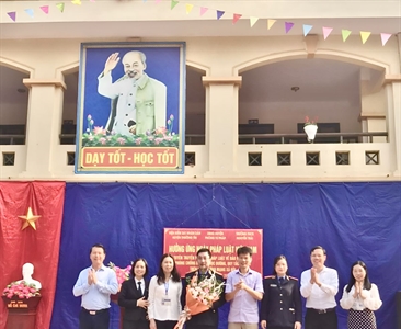 Viện KSND huyện Thường Tín tích cực hưởng ứng ngày Pháp luật Việt Nam và...