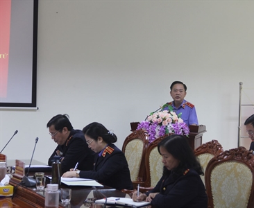 Hội nghị tập huấn triển khai thí điểm phần mềm Sổ thụ lý điện tử hình sự