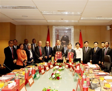 Viện KSND tối cao Việt Nam và Viện Công tố Vương quốc Ma-rốc hội đàm và ký...