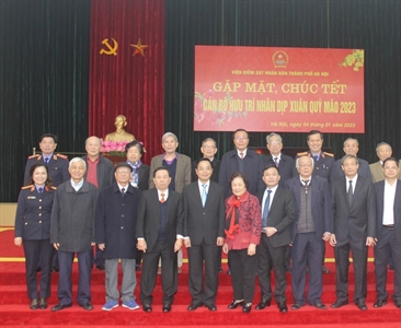 Gặp mặt Cán bộ hưu trí nhân dịp Xuân Quý Mão 2023