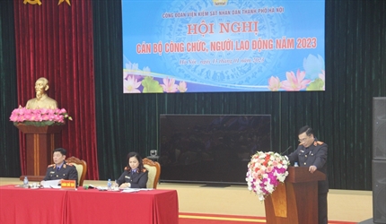 Công đoàn Viện KSND thành phố Hà Nội tổ chức Hội nghị công chức, người...